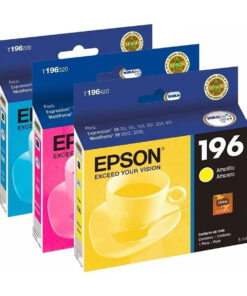 CARTUCHOS DE TINTA EPSON 196 COMBO COLORES ( CIAN, MAGENTA Y AMARILLO)