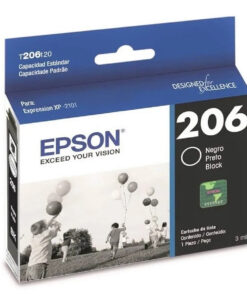 CARTUCHO DE TINTA EPSON 206 NEGRO