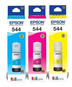 BOTELLAS DE TINTA EPSON 544 COMBO COLORES (CIAN, MAGENTA Y AMARILLO)