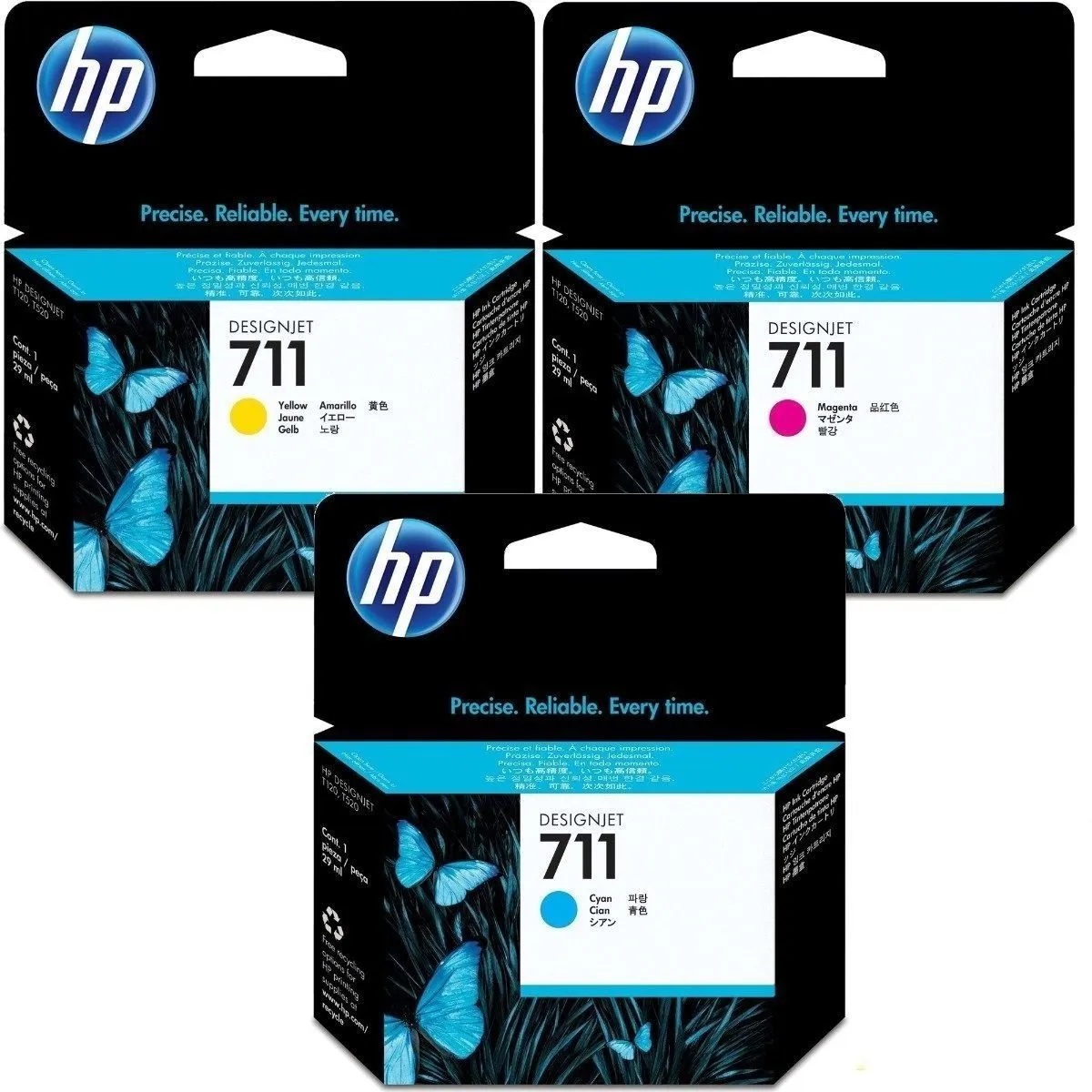 HP 711 COLORES