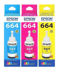BOTELLAS DE TINTA EPSON 664 COMBO COLORES (CIAN, MAGENTA Y AMARILLO)