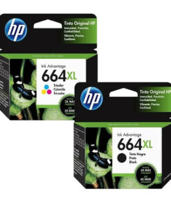 CARTUCHOS DE TINTA HP 664 COMBO NEGRO XL Y TRICOLOR XL