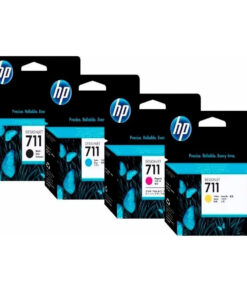 CARTUCHOS DE TINTA HP 711 COMBO NEGRO XL + COLORES (CIAN, MAGENTA Y AMARILLO)